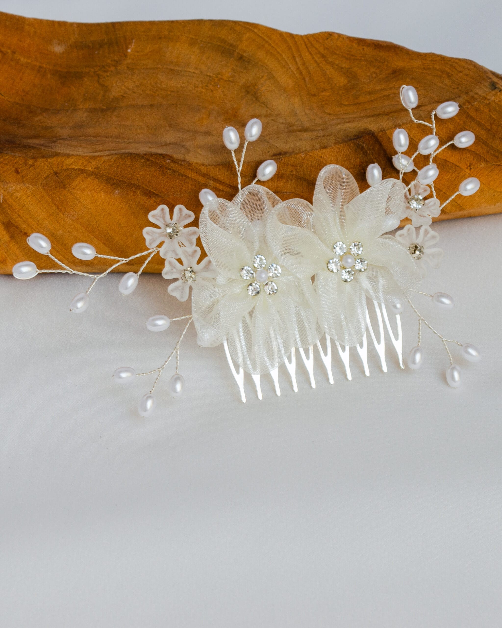 Pente com Pérolas para Noiva