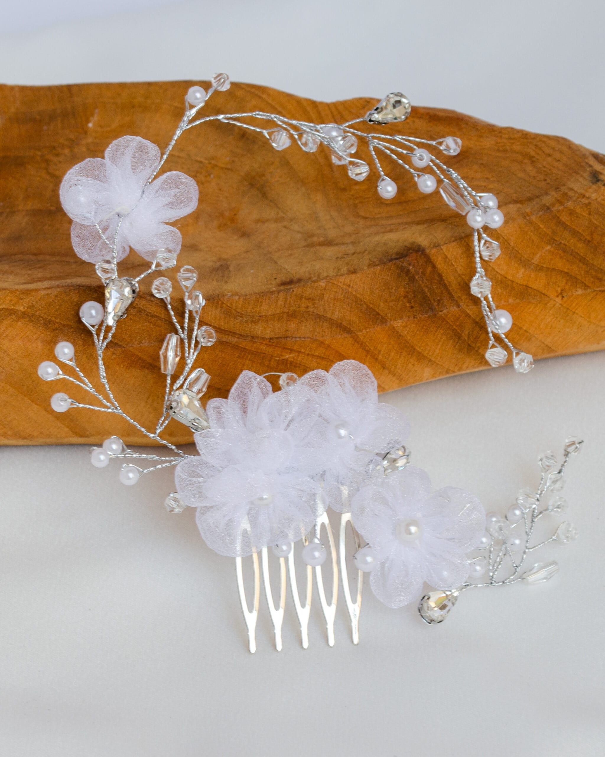 Pente com Pérolas para Noiva