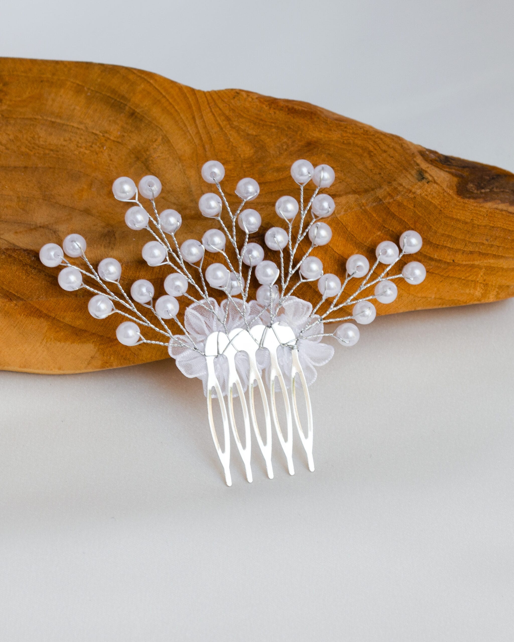 Pente com Pérolas para Noiva